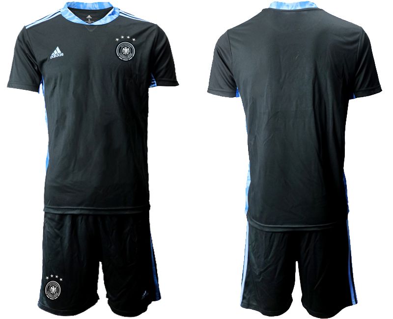 Cheap Men 2021 World Cup National Germany black goalkeeper Soccer Jerseys
